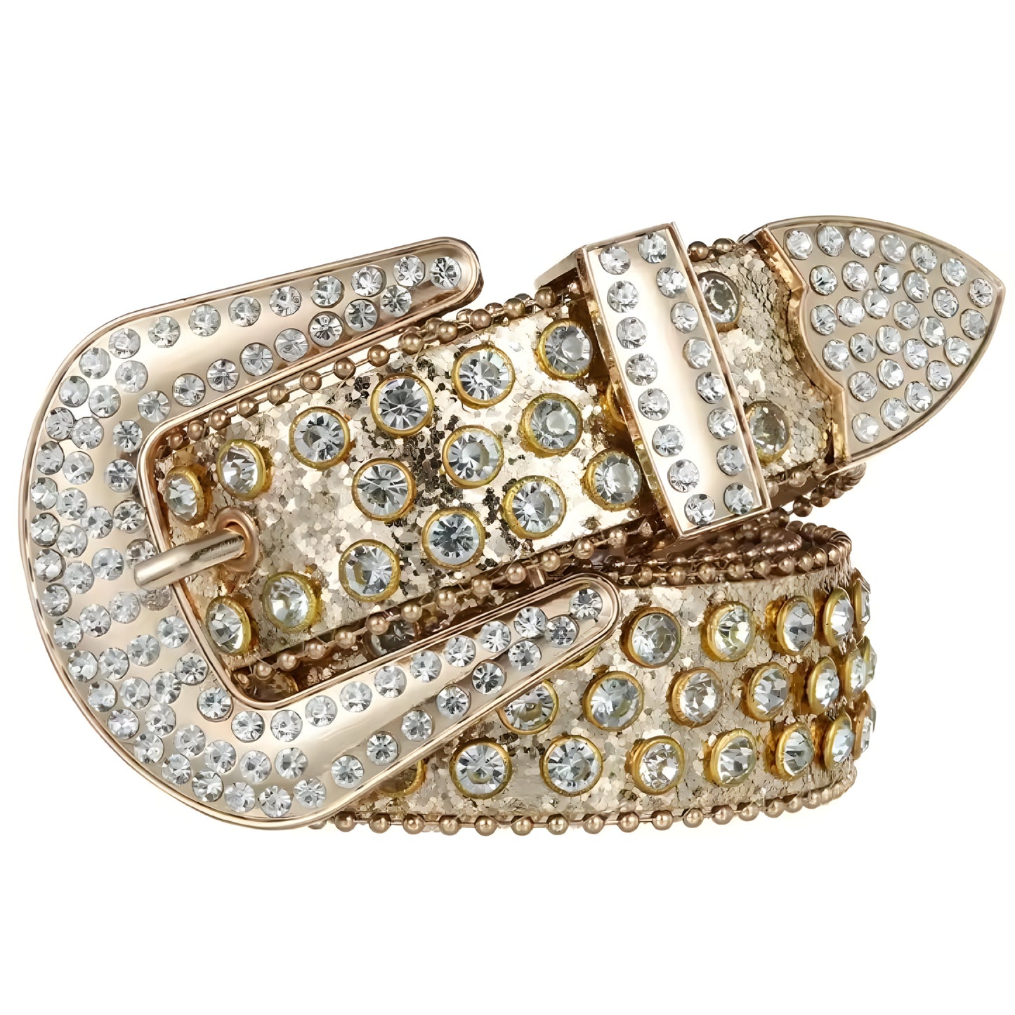 Rhinestone bling belt