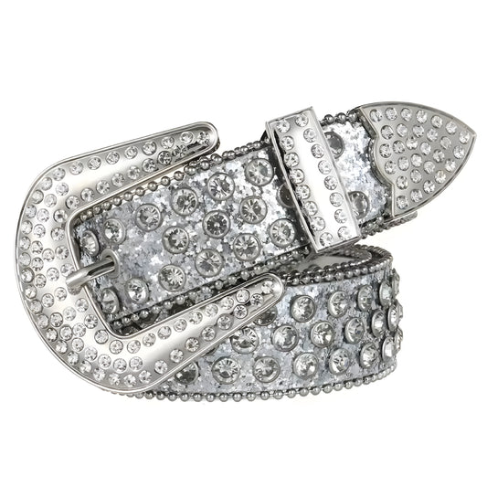 Rhinestone bling belt