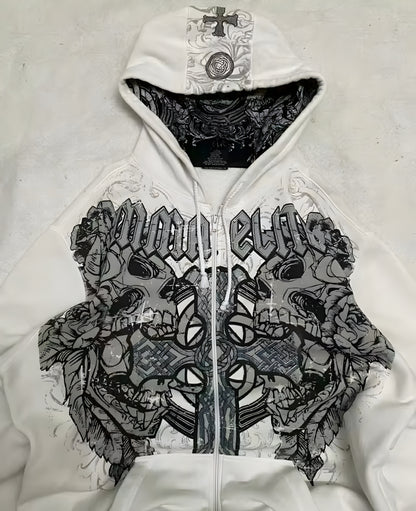 White MMA Elite hoodie