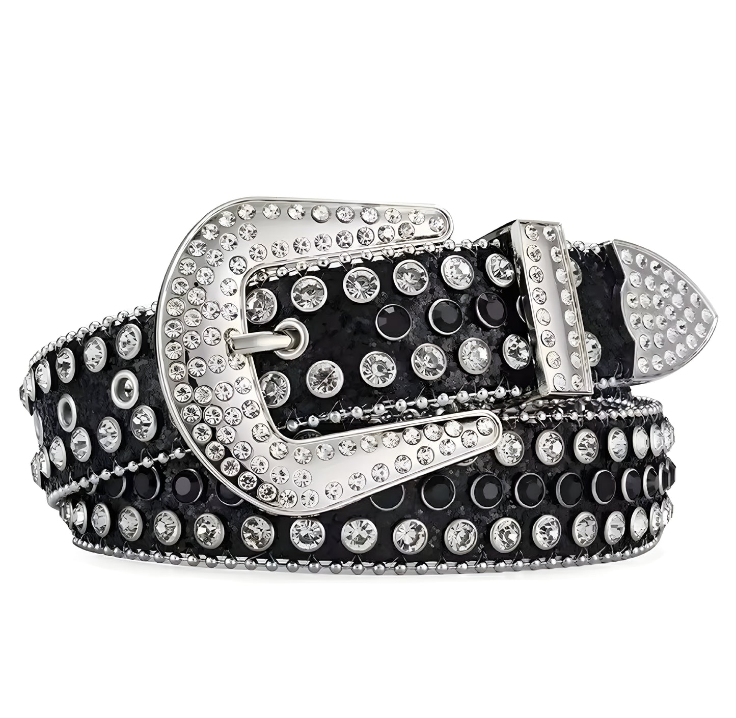 Rhinestone bling belt